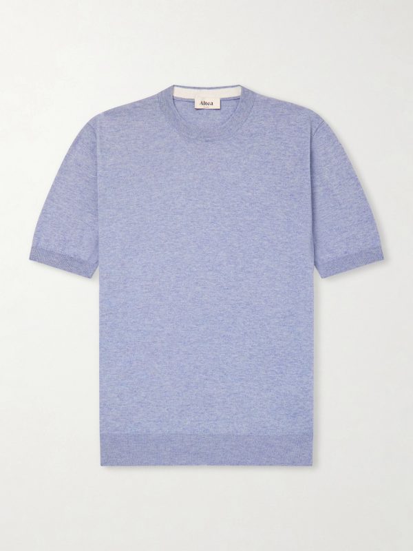 Maglia Cotton and Cashmere-Blend T-Shirt Maglia Cotton and Cashmere-Blend T-Shirt