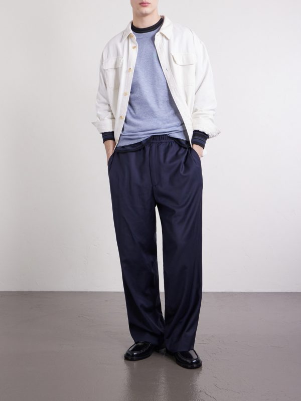 Maglia Cotton and Cashmere-Blend T-Shirt - OU Maglia Cotton and Cashmere-Blend T-Shirt - OU