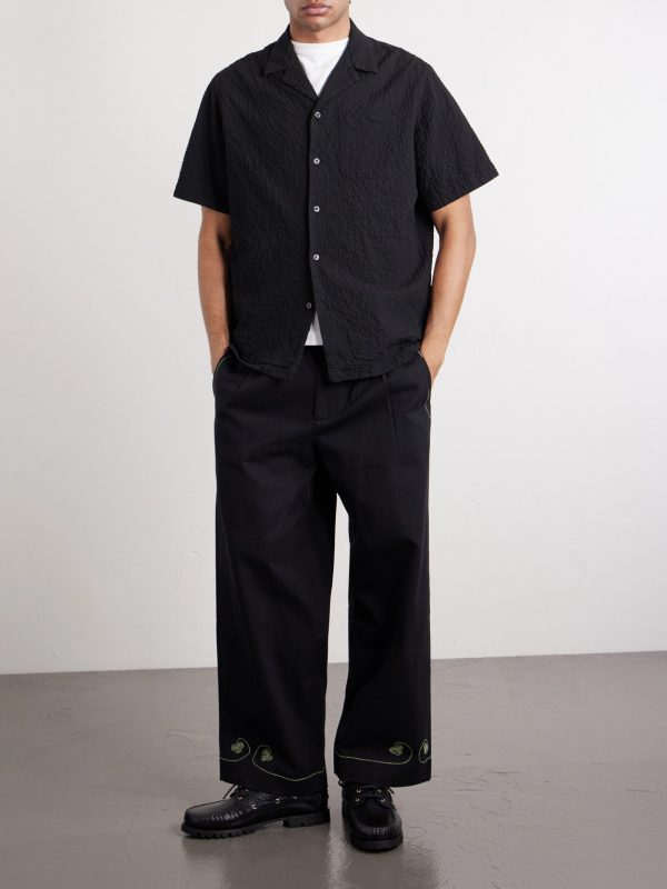 Hadley Seersucker Cotton Shirt - OU Hadley Seersucker Cotton Shirt - OU
