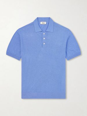 Linen and Cotton-Blend Polo Shirt Linen and Cotton-Blend Polo Shirt