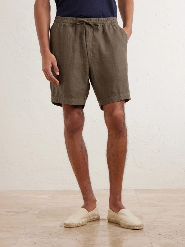 Samuel Straight-Leg Linen Shorts - FR