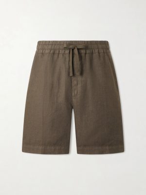 Samuel Straight-Leg Linen Shorts Samuel Straight-Leg Linen Shorts