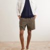 Samuel Straight-Leg Linen Shorts - OU