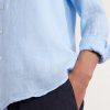 Garment-Dyed Linen Shirt - CU