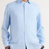 Garment-Dyed Linen Shirt - FR