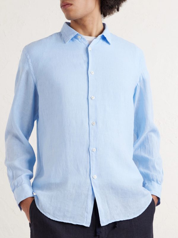 Garment-Dyed Linen Shirt - FR