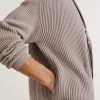 Shawl-Collar Ribbed Cotton and Cashmere-Blend Cardigan - CU Shawl-Collar Ribbed Cotton and Cashmere-Blend Cardigan - CU