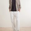Shawl-Collar Ribbed Cotton and Cashmere-Blend Cardigan - OU Shawl-Collar Ribbed Cotton and Cashmere-Blend Cardigan - OU