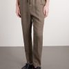 Mattia Straight-Leg Linen Drawstring Trousers - FR