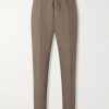 Mattia Straight-Leg Linen Drawstring Trousers