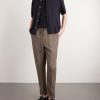Mattia Straight-Leg Linen Drawstring Trousers - OU