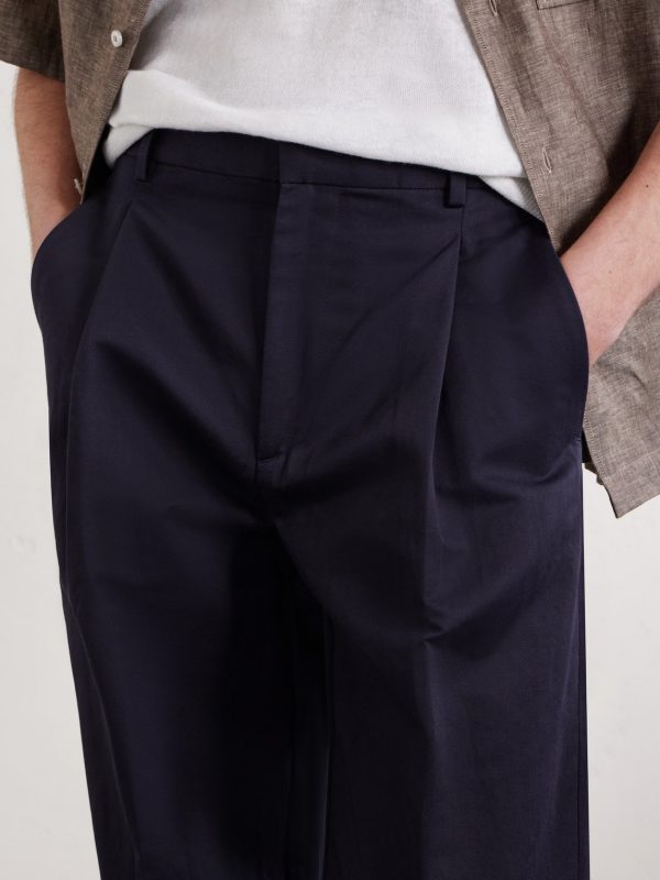 Orval Cotton and Linen-Blend Gabardine Trousers - CU Orval Cotton and Linen-Blend Gabardine Trousers - CU