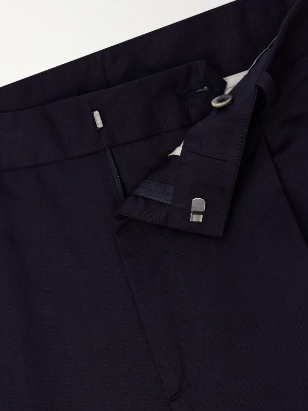 Orval Cotton and Linen-Blend Gabardine Trousers - E1 Orval Cotton and Linen-Blend Gabardine Trousers - E1