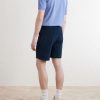 Straight-Leg Cotton-Terry Bermuda Shorts - BK Straight-Leg Cotton-Terry Bermuda Shorts - BK