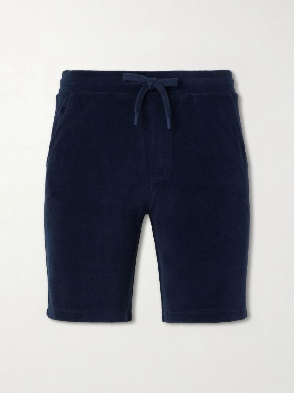 Straight-Leg Cotton-Terry Bermuda Shorts Straight-Leg Cotton-Terry Bermuda Shorts