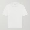 Pierre Honeycomb-Knit Cotton-Piqué Polo Shirt Pierre Honeycomb-Knit Cotton-Piqué Polo Shirt