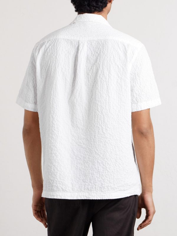 Hadley Seersucker Cotton Shirt - BK Hadley Seersucker Cotton Shirt - BK