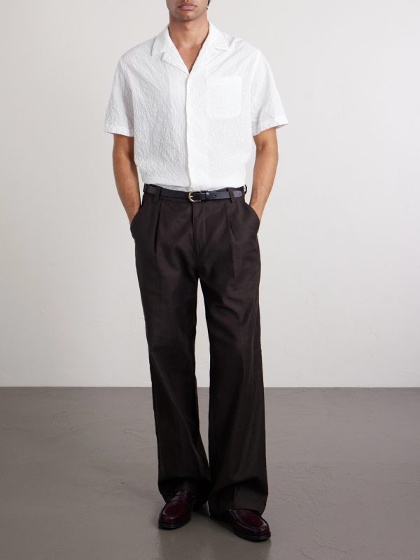 Hadley Seersucker Cotton Shirt - OU Hadley Seersucker Cotton Shirt - OU