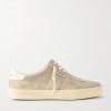 Soul Star Leather-Trimmed Suede Sneakers Soul Star Leather-Trimmed Suede Sneakers