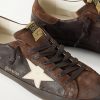 Super-Star Distressed Suede-Trimmed Leather Sneakers - CU Super-Star Distressed Suede-Trimmed Leather Sneakers - CU