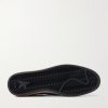 Ball Star Suede-Trimmed Distressed Leather Sneakers - E1