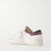 Super-Star Distressed Leather Sneakers - BK Super-Star Distressed Leather Sneakers - BK