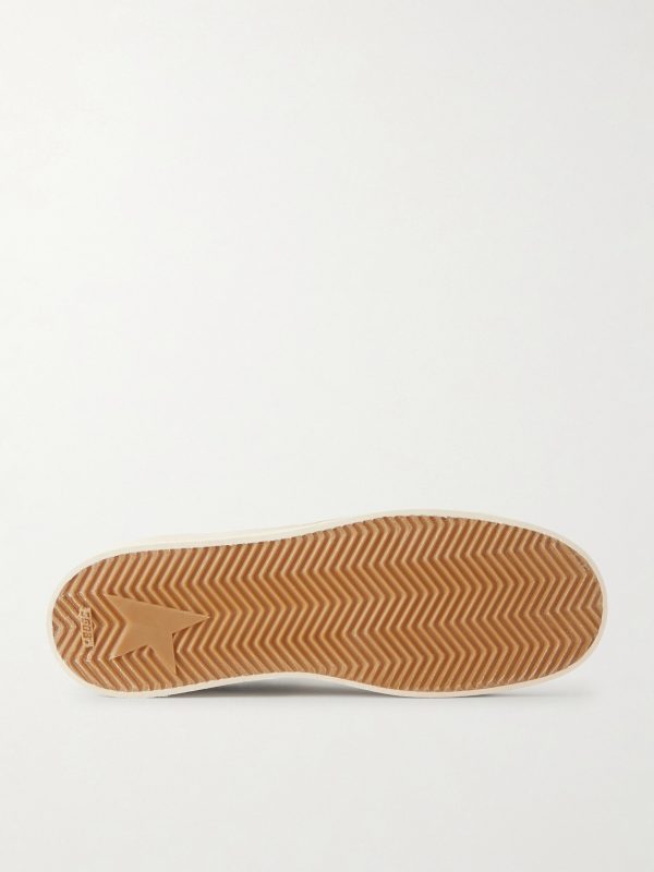 Stardan Suede-Trimmed Leather Sneakers - E1 Stardan Suede-Trimmed Leather Sneakers - E1