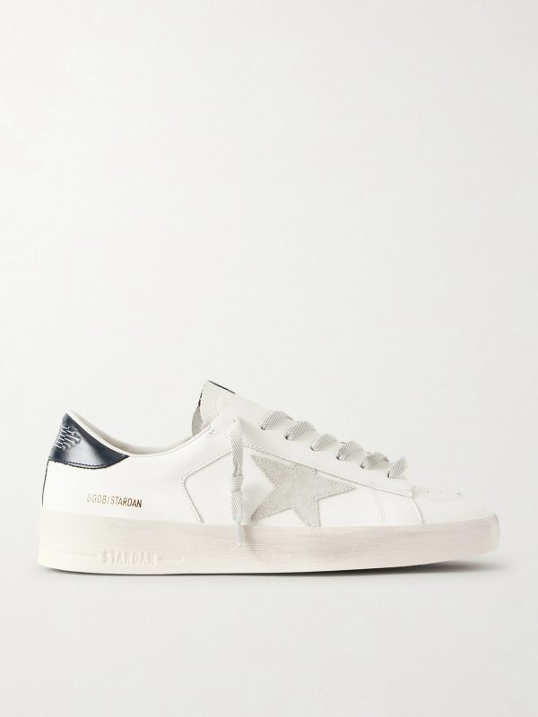 Stardan Suede-Trimmed Leather Sneakers Stardan Suede-Trimmed Leather Sneakers