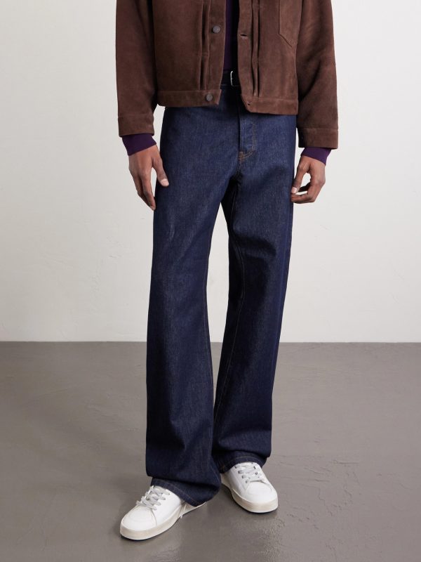 Stardan Suede-Trimmed Leather Sneakers - OU Stardan Suede-Trimmed Leather Sneakers - OU