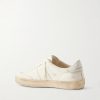Soul-Star Distressed Leather Sneakers - BK Soul-Star Distressed Leather Sneakers - BK
