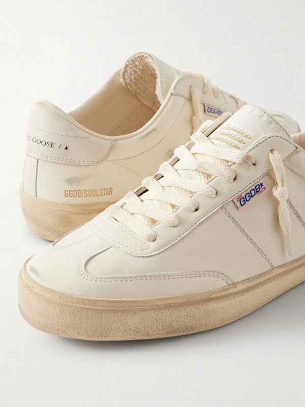 Soul-Star Distressed Leather Sneakers - CU Soul-Star Distressed Leather Sneakers - CU