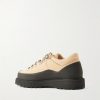 Cornaro Gomma Rubber and Suede-Trimmed Full-Grain Leather Sneakers - BK