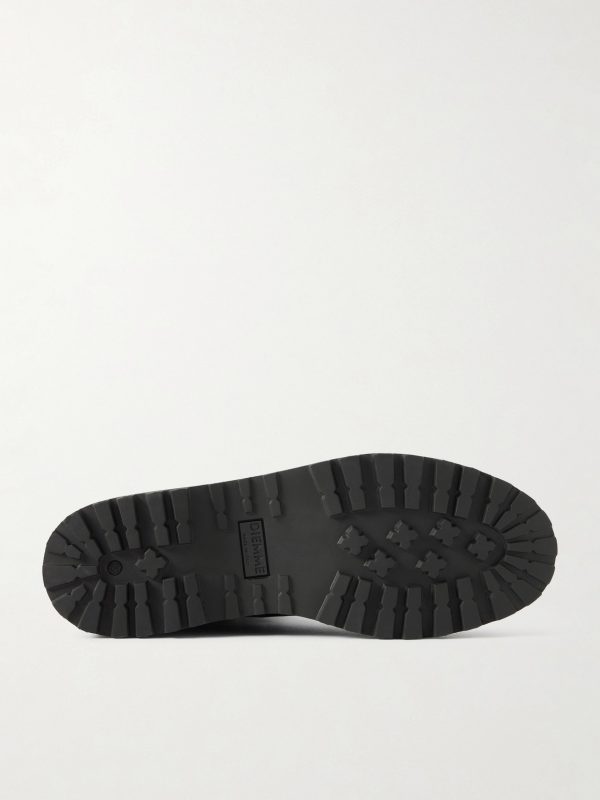 Cornaro Gomma Rubber and Suede-Trimmed Full-Grain Leather Sneakers - E1