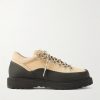 Cornaro Gomma Rubber and Suede-Trimmed Full-Grain Leather Sneakers