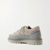 Cornaro Gomma Rubber and Suede-Trimmed Full-Grain Leather Sneakers - BK