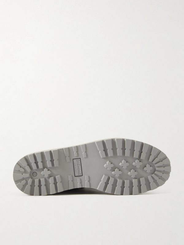 Cornaro Gomma Rubber and Suede-Trimmed Full-Grain Leather Sneakers - E1