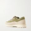 Cornaro Gomma Rubber and Suede-Trimmed Full-Grain Leather Sneakers - BK