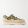 Cornaro Gomma Rubber and Suede-Trimmed Full-Grain Leather Sneakers