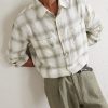 Checked Linen Shirt - CU Checked Linen Shirt - CU