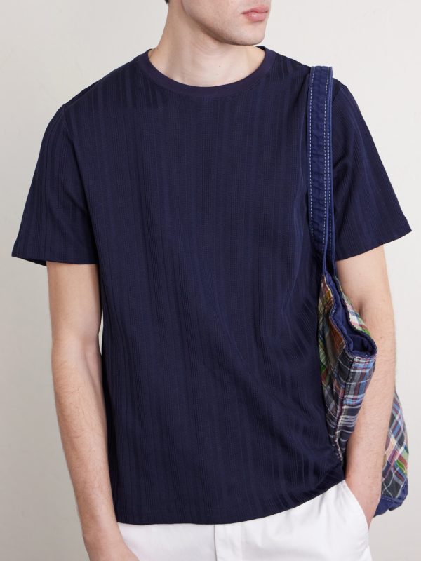 Textured Organic Cotton T-Shirt - CU