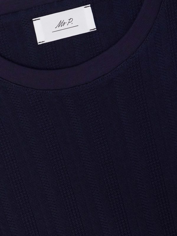 Textured Organic Cotton T-Shirt - E1