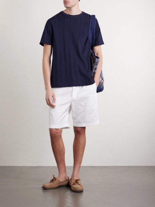 Textured Organic Cotton T-Shirt - OU