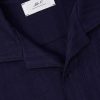 Camp-Collar Textured Organic Cotton Shirt - E1 Camp-Collar Textured Organic Cotton Shirt - E1