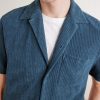 Camp-Collar Cotton-Terry Shirt - CU Camp-Collar Cotton-Terry Shirt - CU