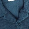 Camp-Collar Cotton-Terry Shirt - E1 Camp-Collar Cotton-Terry Shirt - E1