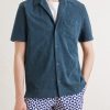 Camp-Collar Cotton-Terry Shirt - FR Camp-Collar Cotton-Terry Shirt - FR