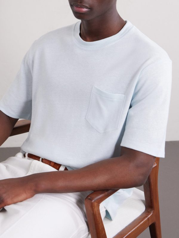 Linen and Organic Cotton-Blend T-Shirt - CU Linen and Organic Cotton-Blend T-Shirt - CU