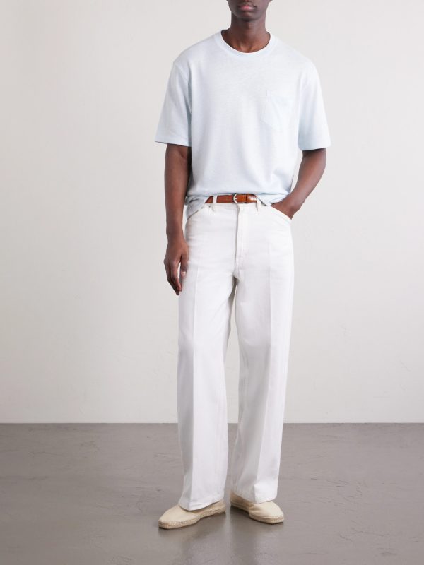 Linen and Organic Cotton-Blend T-Shirt - OU Linen and Organic Cotton-Blend T-Shirt - OU