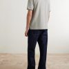 Striped Organic Cotton Polo Shirt - BK Striped Organic Cotton Polo Shirt - BK