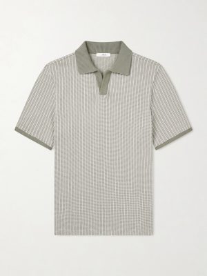 Striped Organic Cotton Polo Shirt Striped Organic Cotton Polo Shirt